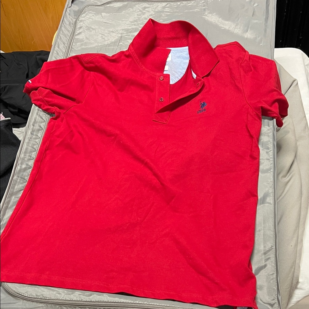 U.S. Polo Assn. Vibrant Red Polo Shirt